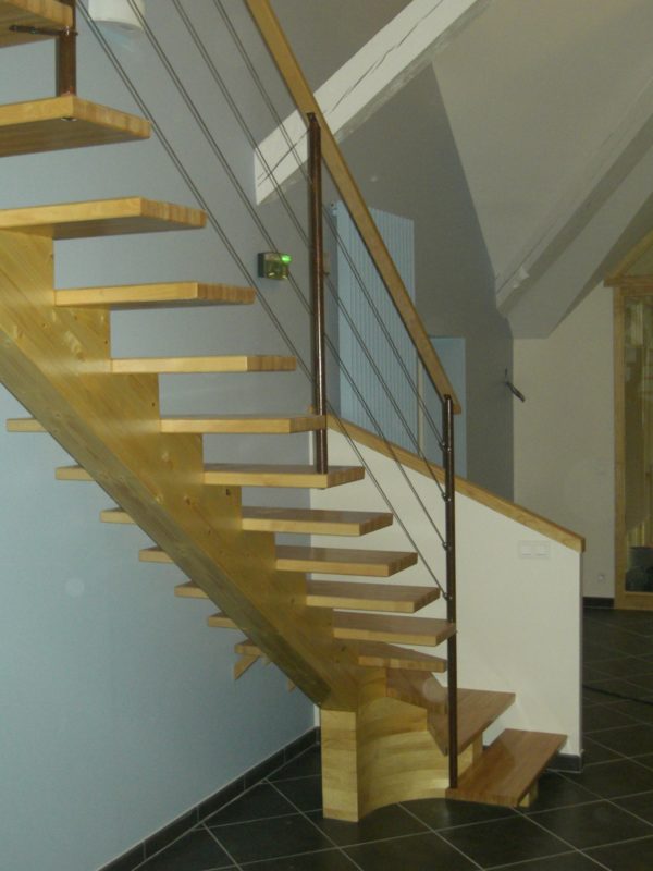 escalier sur mesure en Chartreuse