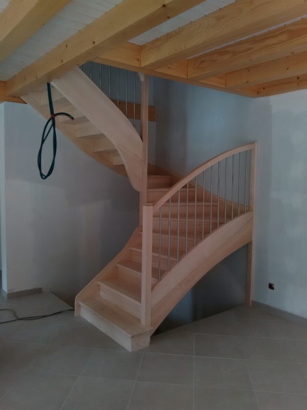 escalier sur mesure en Chartreuse